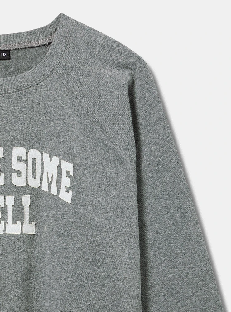 Raise Hell Classic Cozy Fleece Raglan Sweatshirt