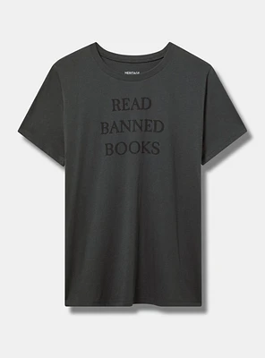 Read Banned Books Classic Fit Heritage Jersey Crew Tee