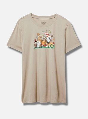 Fall Gnomes Classic Fit Heritage Jersey Crew Tee