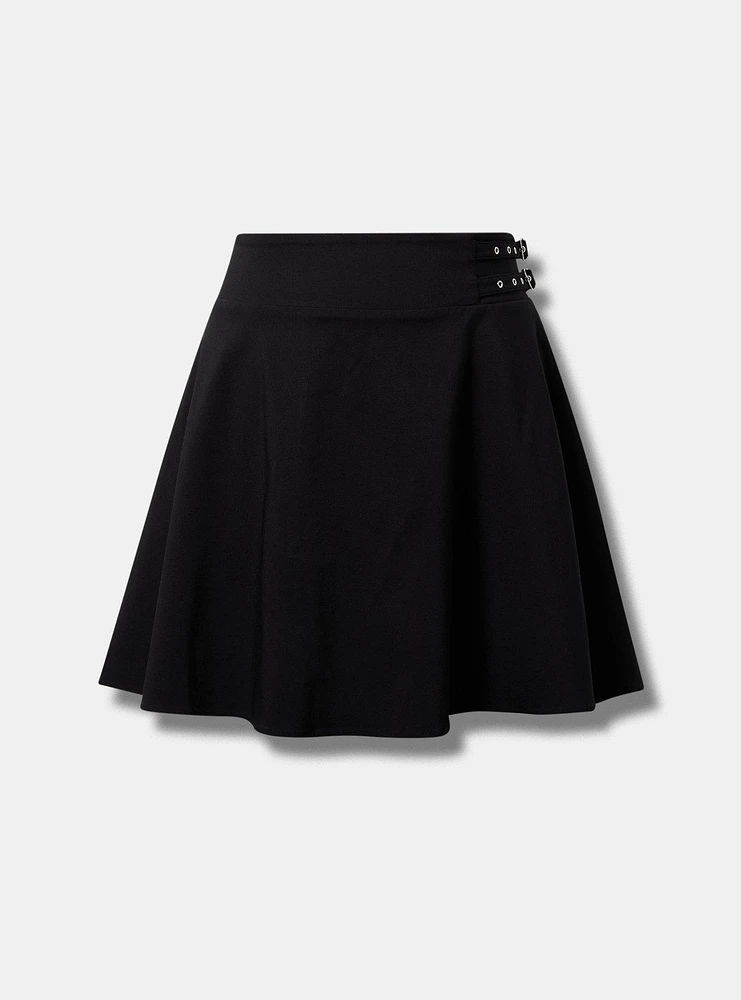 A-Line Belt Detail Mini Skirt