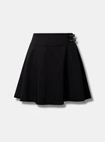 A-Line Belt Detail Mini Skirt