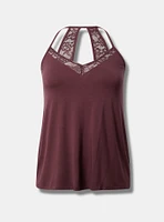 Super Soft Lace Back Sleep Tank