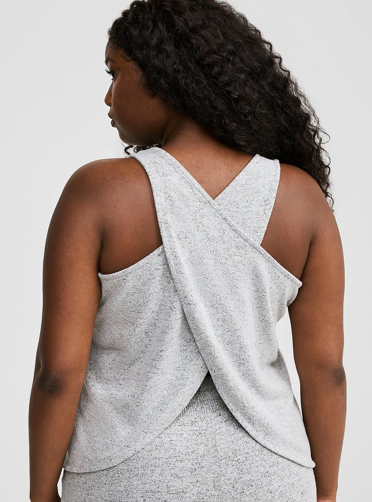 Super Soft Plush Tulip Back Lounge Tank