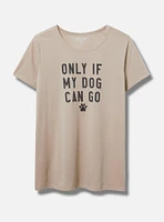 Only If My Dog Classic Signature Jersey Everyday Tee