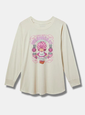 Strawberry Shortcake Classic Fit Cotton Long Sleeve Raglan Ringer Tee