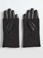 Faux Leather Glove