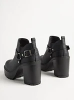 Lug Sole Heeled Bootie (WW