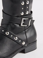 Studded Knee Boot (WW