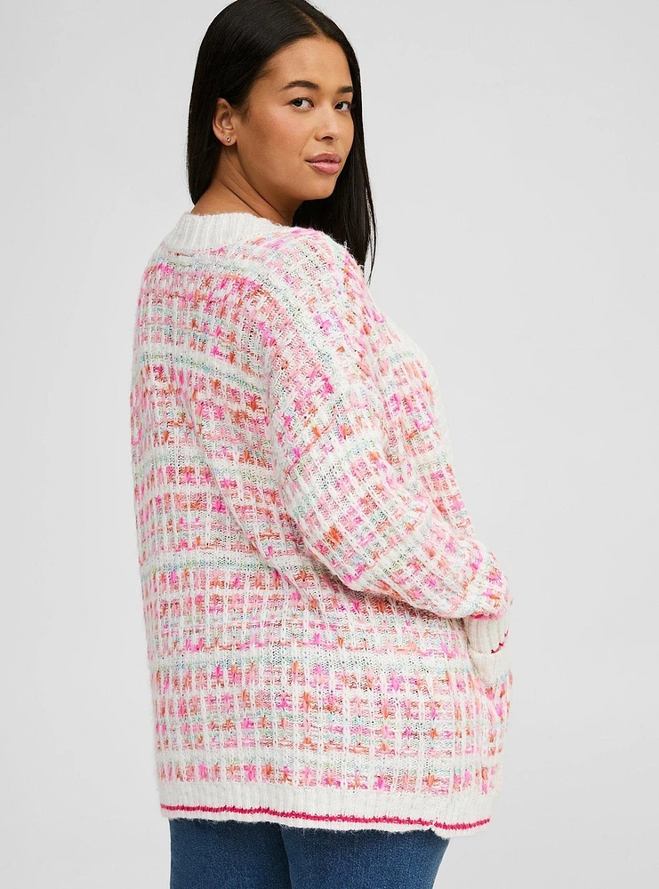 Drop Shoulder Cardigan