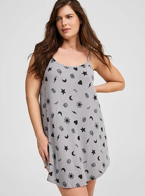 Super Soft Plush Rib Cami Sleep Gown