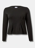 Super Soft Fleece Corset Sweatshirt