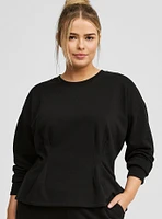 Super Soft Fleece Corset Sweatshirt