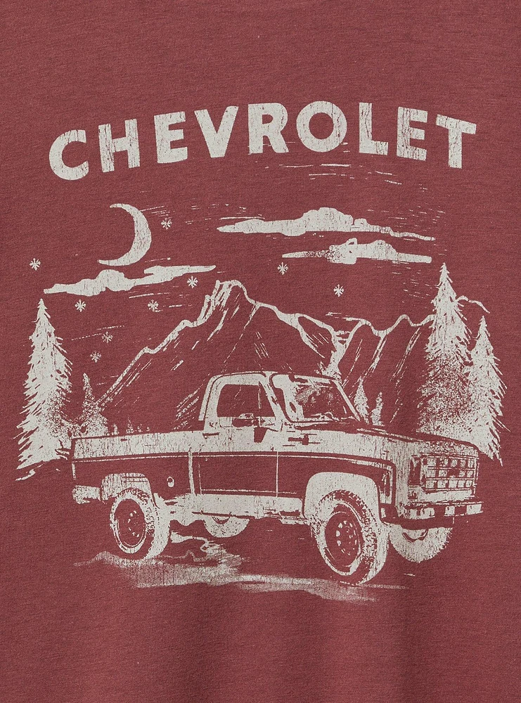 Chevrolet Classic Fit Cotton Long Sleeve Drop Shoulder Tee