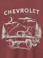 Chevrolet Classic Fit Cotton Long Sleeve Drop Shoulder Tee