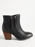 Tassel Heeled Ankle Bootie (WW