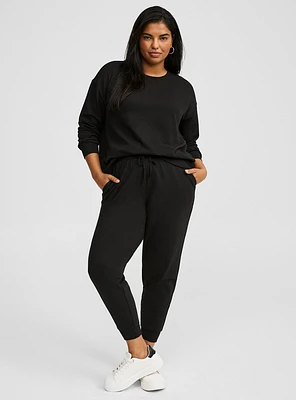 Pull-On Jogger Fleece Mid Rise Pant