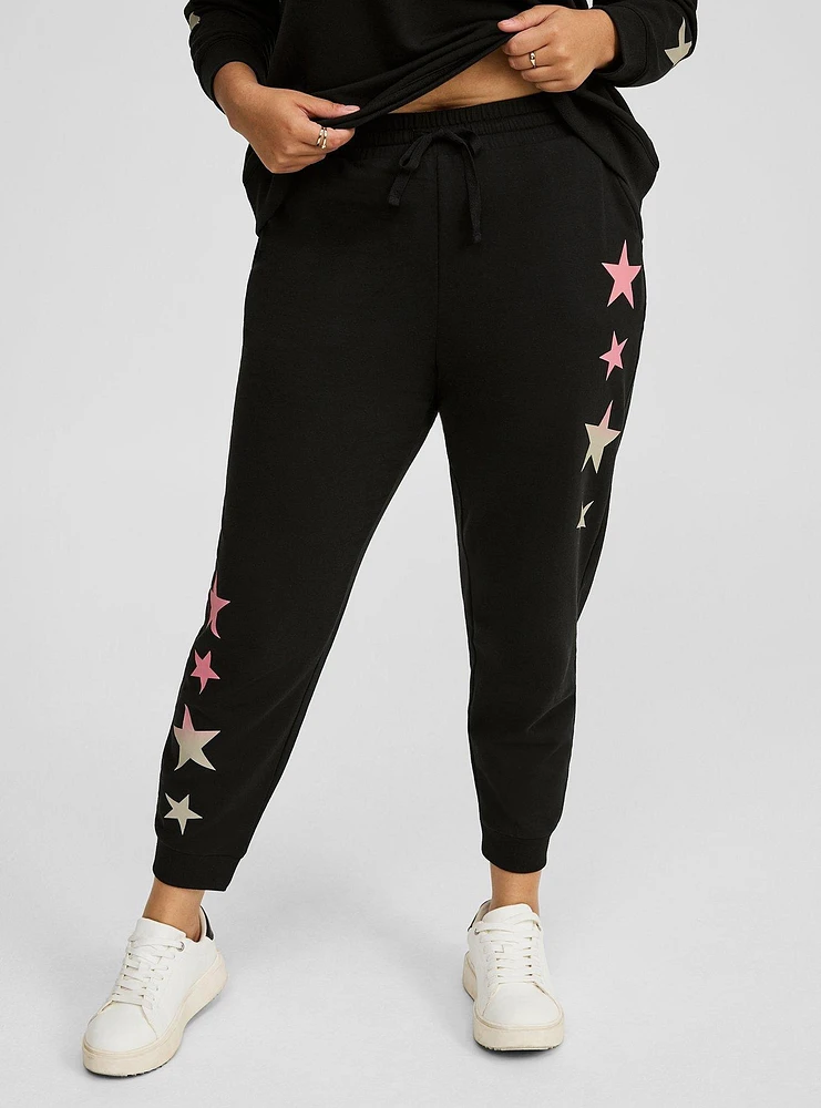 Pull-On Jogger Fleece Mid Rise Pant