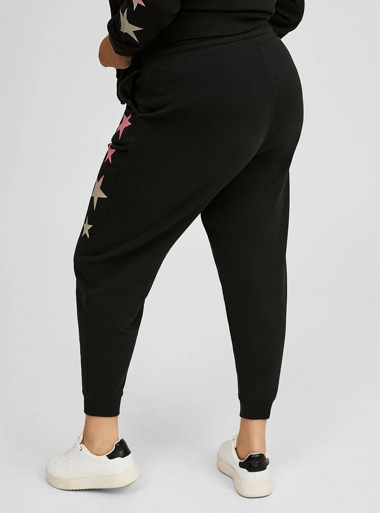 Pull-On Jogger Fleece Mid Rise Pant