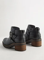 Strappy Lug Ankle Bootie (WW