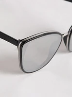 Reflective Cateye Sunglasses