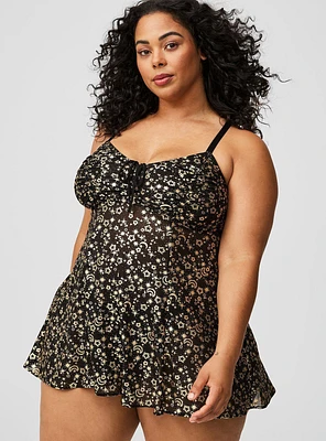 Mesh Fit And Flare Wireless Babydoll