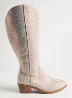 Embellished Knee High Boot (WW)