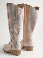 Embellished Knee High Boot (WW)