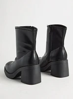 Platform Heeled Bootie (WW