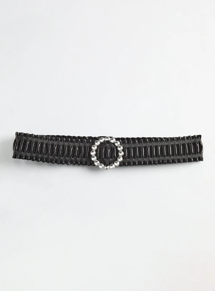 Rhinestone Stretch Belt