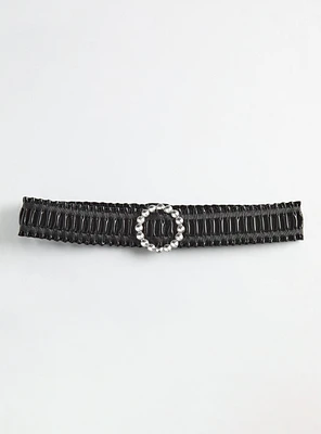 Rhinestone Stretch Belt