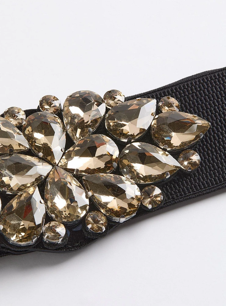 Rhinestone Waist Belt