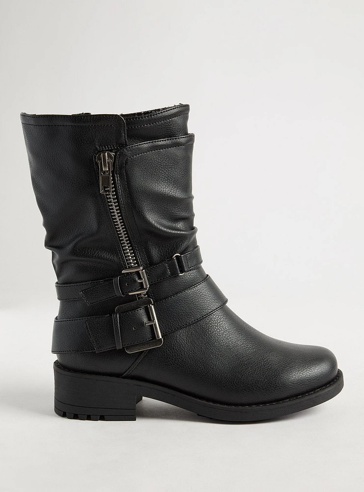 Moto Bootie With Zip (WW