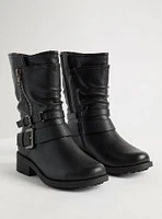 Moto Bootie With Zip (WW