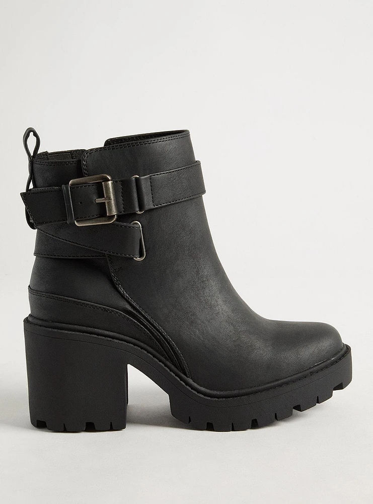 Strappy Buckle Bootie (WW