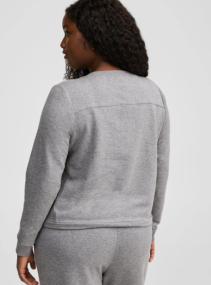 Super Soft Fleece Bungee Sweatshirt