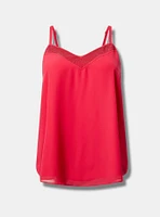 Sophie Chiffon Sequin V-Neck Swing Cami