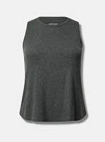 Super Soft Rib High Neck Sleep Tank