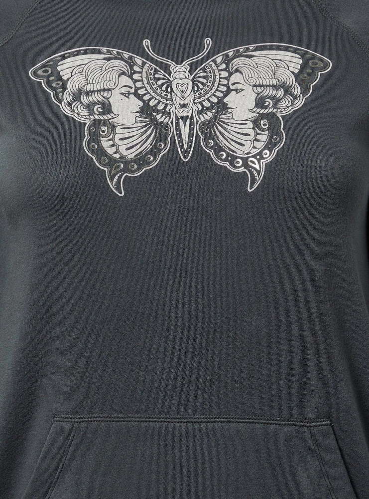 Butterfly Classic Fit Cozy Fleece Hoodie