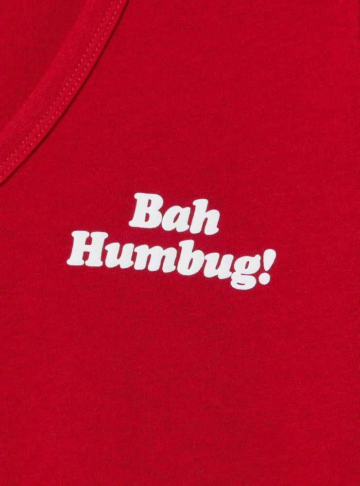 Bah Humbug Classic Fit Signature Jersey Girlfriend Tee