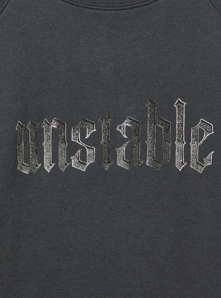 Unstable Classic Fit Cozy Fleece Raglan Sweatshirt