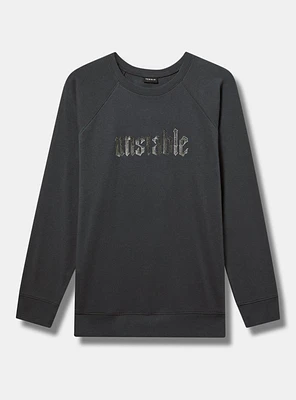 Unstable Classic Fit Cozy Fleece Raglan Sweatshirt