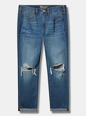 Boyfriend Mid-Rise Denim Jean