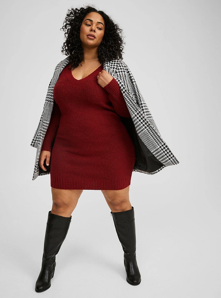 Vegan Cashmere Sweater Mini Dress