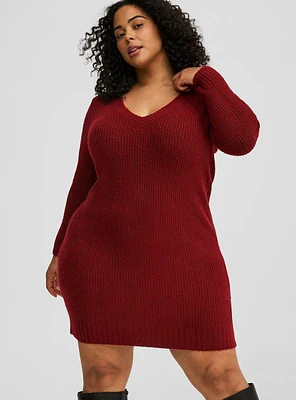 Vegan Cashmere Sweater Mini Dress