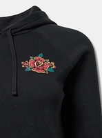 Tattoo Skull Classic Fit Cozy Fleece Hoodie