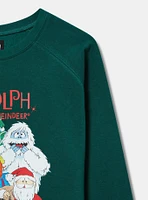 Rudolph The Red-Nosed Reindeer Cozy Fleece Sweatshirt