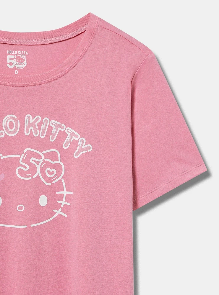 Hello Kitty Classic Fit Cotton Crew Tee