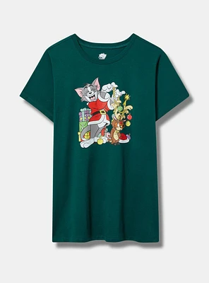 Tom and Jerry Classic Fit Cotton Crew Tee