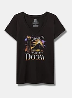 Lord of The Rings Classic Fit Cotton V Neck Tee