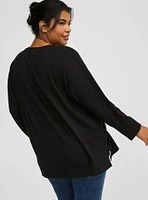 Heritage Slub V Neck Pocket Long Sleeve Tee